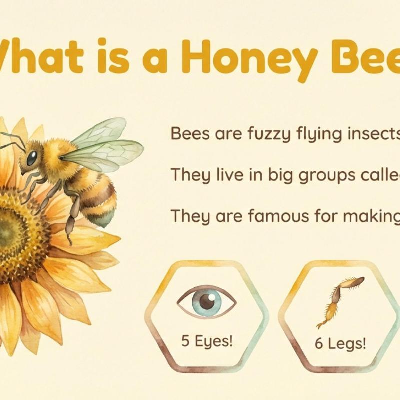 Bee Life Cycle Learning Chart | Honey Bee Stages Printable (Digital Download)