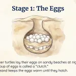 Sea Turtle Life Cycle Printable | Digital PDF