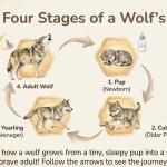 Wolf Life Cycle Printable | Digital PDF