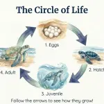 Sea Turtle Life Cycle Printable | Digital PDF