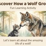 Wolf Life Cycle Printable | Digital PDF