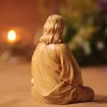 Jesus Statue Religious Catholic Figurine Sacred Christ Savior Resin Statue Church Home Decor Christian Gift
