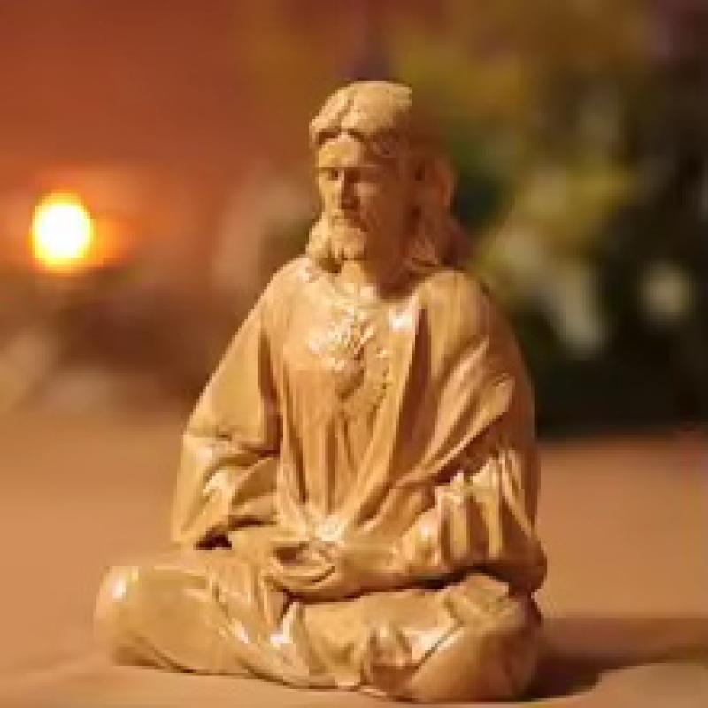 Jesus Statue Religious Catholic Figurine Sacred Christ Savior Resin Statue Church Home Decor Christian Gift